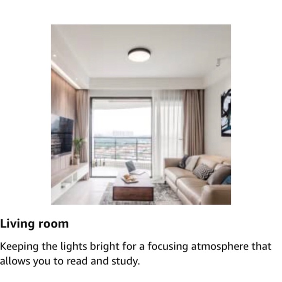 LED Ceiling Light Brushed Nickel Frosted Glass Shade Light Fixture for Bedroom - Picture 9 of 10